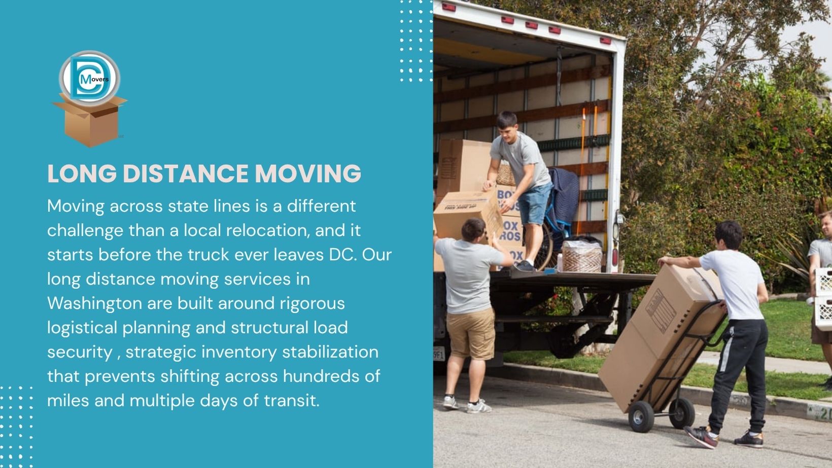 Long Distance Moving Services in Washington