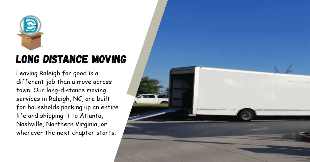 Long Distance Moving Services in Raleigh